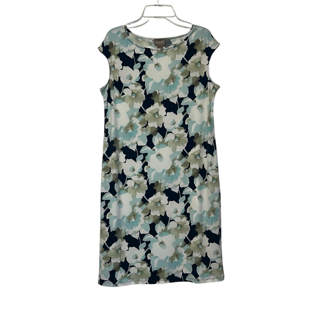 Chico’s size 0 women’s cap sleeve floral dress